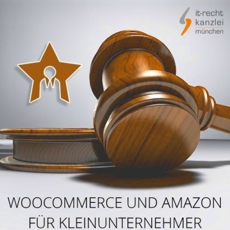 Kleinunternehmer AGB für WooCommerce und Amazon inklusive Update-Service der IT-Recht Kanzlei