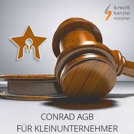 Kleinunternehmer AGB für Conrad inklusive Update-Service der IT-Recht Kanzlei