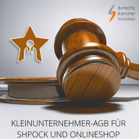 AGB für Shpock und Onlineshop inklusive Update-Service der IT-Recht Kanzlei
